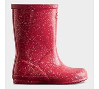 Kids' Original First Classic Glitter Wellington Boots - Red, Red J7