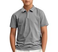 Kids' Original T-Shirt Boys Short Sleeve Shirt Breathable Blend Classic Fit Casual Wear for School Outdoor Daily Activities (B-Grey, 3-4 Years)