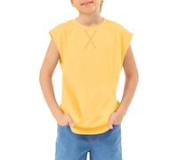 Kids' Original T-Shirt Boys Tank Tops Sleeveless Crewneck Athletic Summer Casual Tees Comfortable Undershirts for Kids Age 3-14 Years (Yellow, 11-12Years)