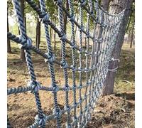 Kids Outdoor Climbing Net - 1.5m x 3m Backyard Cargo Net & Rope Ladder for Playground Obstacle Course Training Stair Safety Protection Durable & Fun Outdoor Activity