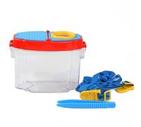 Kids Outdoor Insect Observation Kit - 3-Piece Bug Catcher Set with Net, Tweezers & Observation Container | Educational Outdoor Exploration Toy for Boys & Girls Ages 6 7 8 9 10 11