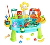 Kids Outdoor Water Activity Table With Detachable Play Accessories