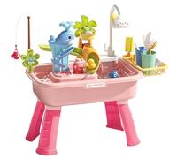 Kids Outdoor Water Table with Pump Funny Learning Toys