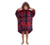 Kids Oversized Hoodie Wearable Blanket One Size Fit 12 plus Furry Lined Hood and Kangaroo Pocket