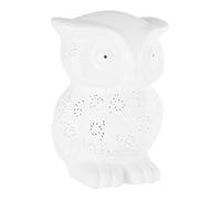 Kids Owl Night Light, White