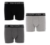 Polo Ralph Lauren Boys 3 Pack Cotton Stretch Logo Boxers - Greyscale, Grey, Size Age: 7 Years=S Grey