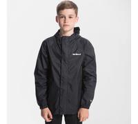 Kids Packable Waterproof Jacket Black, Black 7-8Y