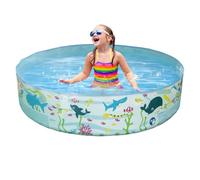 Kids Paddling Pool, Easy Setup Pool No Inflation, Sea Creature Paddling Pools, Outdoors Kids Swimming Pools, Summer Water Play Toys For Children, Outdoors Garden Decor, 120x25cm