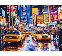 Kids Paint by Numbers Landscape Paint by Numbers for Adults City, Easy DIY Art Kits for Children Beginners, Acrylic Oil Painting Kits with Brushes, Creat Gifts for Home Decoration 90x120cm YH2-696