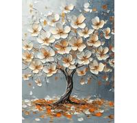 Kids Paint by Numbers Tree of Life Paint by Numbers for Adults Flowers, Easy DIY Art Kits for Children Beginners, Canvas Painting with Paint Brushes Acrylic, Home Decor Gifts for Friends 90x120cm