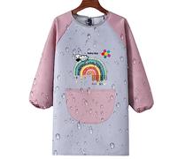 Kids Painting Apron, Kids Painting Coat with Large Pockets, Waterproof Painting Smock, Colorful Painting Apron, Adjustable Artist Aprons for Kids