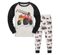Kids Pajama Holiday Family Matching Sleepwear for Children Cozy Fleece Outfit56 Grey