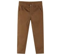 Kids' Pants Toddler Trousers Bottom Children's with Pockets Cognac 92 vidaXL