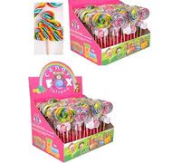 Kids Party Bag Filler Sweets Spiral Rainbow Swirly Round Unicorn,Mickey, Lollipop Candies 5-8 Different Shapes Kids Gifts for Children For Birthday, Holiday, School (30)