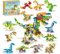 Kids Party Bag Fillers for Kids, 12 Packs Animal Blocks Building Sets Gifts for 5 6 7 8 9 10 Boys Girls, Birthday Christmasm Favors Goodie Bags Stuffers, School Rewards Prize Supplies