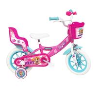 Paw Patrol Skye & Everest Girls Bike, 12 Inch Wheels, Steel Frame, Front Basket, with Training Wheels, Ages 3-5