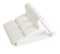 Kids Pendants,Baby Clothes Hangers Children White Plastic Baby Hangers for Toddler Clothes 60 Pack