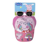 CERDÁ LIFE'S LITTLE MOMENTS Unisex Kid's Peppa Pig Cap and Sunglasses Set, Multicolor, Standard