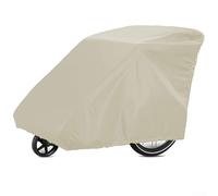 Kids Pet For Bike Trailer Cover Waterproof with Windproof Cable Design for Qeridoo, Burley and Thule Trailers, 210D Oxford Fabric in Black/Beige/Grey/Coffee Options(black)