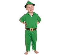 Peter Pan Fancy Dress Costume Outfit for Kids Children