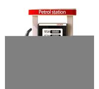 Kids Petrol Pump Toy, Simulation Playset, Educational Sound Effects, Interactive Petroleum Station, Sturdy Desktop Model, Ideal for Children’s Learning, Role Play Fun 6.89x4.53x1.57 Inches