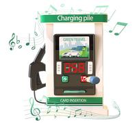 Kids Petrol Station Toy Interactive Pretend Play Educational Set Realistic Sound Effects Parent-Child Engagement Simulated Refueling Process Cognitive Development Durable Fun Learning Accessory | For