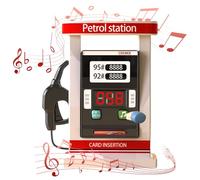 Kids Petrol Station Toy Interactive Pretend Play Educational Set Realistic Sound Effects Parent-Child Engagement Simulated Refueling Process Cognitive Development Durable Fun Learning Accessory | For