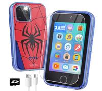 Kids Phone for Boys, 3.5'' Touchscreen Spider Toy Phone for Kids Age 3-8