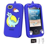 Kids Phone for Boys,Toys for 3-10 Year Old Boys Girls,Christmas Birthday Gifts for Kids,Toddler Smartphone Learning Toys,Kids Toys Play Cell Phones with Camera, Games, Music，Deepl Blue