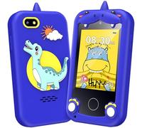 Kids Phone for Boys, Toys for 3-10 Year Old Boys Girls Christmas Birthday Gifts, Touchscreen Toddler Smartphone, Children Toys Learning Play Cell Phones with Camera, Games, Music, 8GB Card