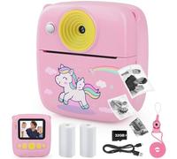 Kids Phone for Girls Age 3 4 5 6+, Kids Mobile Phone with Touchscreen, Dual Camera, Music Player, Games, Educational Learning Toys Gifts for 3 4 5 6 + Year Old Girls Toddler Birthday Christmas