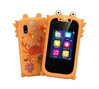 Kids Phone for Girls | Christmas Birthday | ABS Learning Play Toy Phone - Durable Educational Device for Cognitive Development and Geography Fun at Home School Travel and Everyday Play