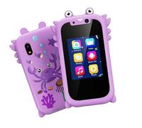 Kids Phone for Girls | Christmas Birthday | ABS Learning Play Toy Phone - Durable Educational Device for Cognitive Development and Geography Fun at Home School Travel and Everyday Play