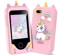 Kids Phone for Girls, Toys for 3-10 Year Old Boys Girls Christmas Birthday Gifts, Touchscreen Toddler Smartphone, Children Toys Learning Play Cell Phone with Camera, Games, Music, 8GB Card