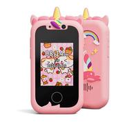 Kids Phone Toy for 3-12 Year Old GirlsBoys Toddler Touchscreen Learning with Camera Video Music Player Puzzle Games Sight Word Cards Birthday Gifts