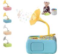 Kids Phonograph with 96 Cards, Kids Record Player, 2025 New Early Education Phonograph Story Machine, Toddler Music Player, Audio Storytelling Toy with Songs & Tales, Audio Books for Boys and Girls