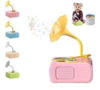 Kids Phonograph with 96 Cards, Kids Record Player, 2025 New Early Education Phonograph Story Machine, Toddler Music Player, Audio Storytelling Toy with Songs & Tales, Audio Books for Boys and Girls