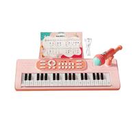 Kids Piano Keyboard - 37 Key Electronic Musical Instrument Toy with Microphone, USB Rechargeable | 2 Play Modes Educational Learning Gift for Beginners Boys Girls Birthday ABS 3-8 Years
