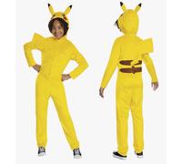 Kids pikachu Style yellow Costume Childrens Size Pokemon Fancy age Dress 7-8
