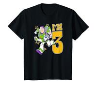 Kids Pixar Toy Story Birthday Buzz I'm 3 T-Shirt