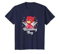 Kids PJ Masks Birthday Boy Owlette Big Star Frame Youth Portrait T-Shirt