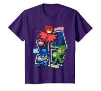 Kids PJ Masks Character Action Pose Graphic T-Shirt