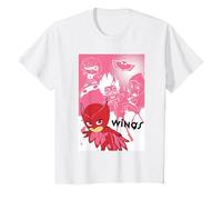 Kids PJ Masks Owlette Superhero Wings T-Shirt