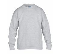 Kids Plain School Sweatshirt Jumper Childrens Top Boys Girls Fleece Gildan Top