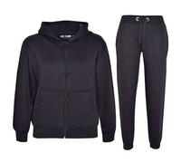 Kids Plain Tracksuit Hoodie with Joggers Jogging Sweatpants Girls Boys Age 2-13