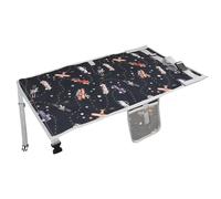 Kids Plane Bed Seat Extender with Storage Mesk Pocket Enjoy Comfort and Legroom for Travel Long Journey Portable Plane Foot Hammock