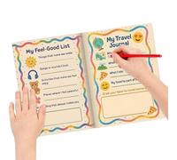 Kids Planner Journal - ToddlerGoals Notebook, Odorless Children Color Organizer, Study Schedule Family School Home Lesson Camping Travel Activity Book | Daily Planning Aid For Learning Routine