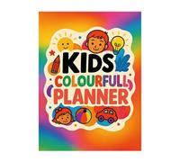 Kids Planner, Toddler Recording Journal, Aesthetic Children Color Planner for School, Schedule, Lesson, Study, Home, Travel, Camping, Family
