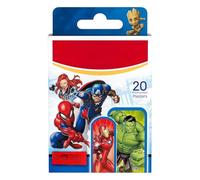 Kids Plasters - 20 Pieces x 14 Pack - Assorted Sizes, Colourful First Aid Wound Care with Superhero Designs - Skin-Friendly, Flexible & Easy-Remove Plasters for Children