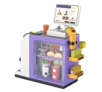 Kids Play Against the Counter, Shopping Counter Toy,Realistic Coffee Making Toy - Cartoon Games Shopping Counter to Promote Social Skills